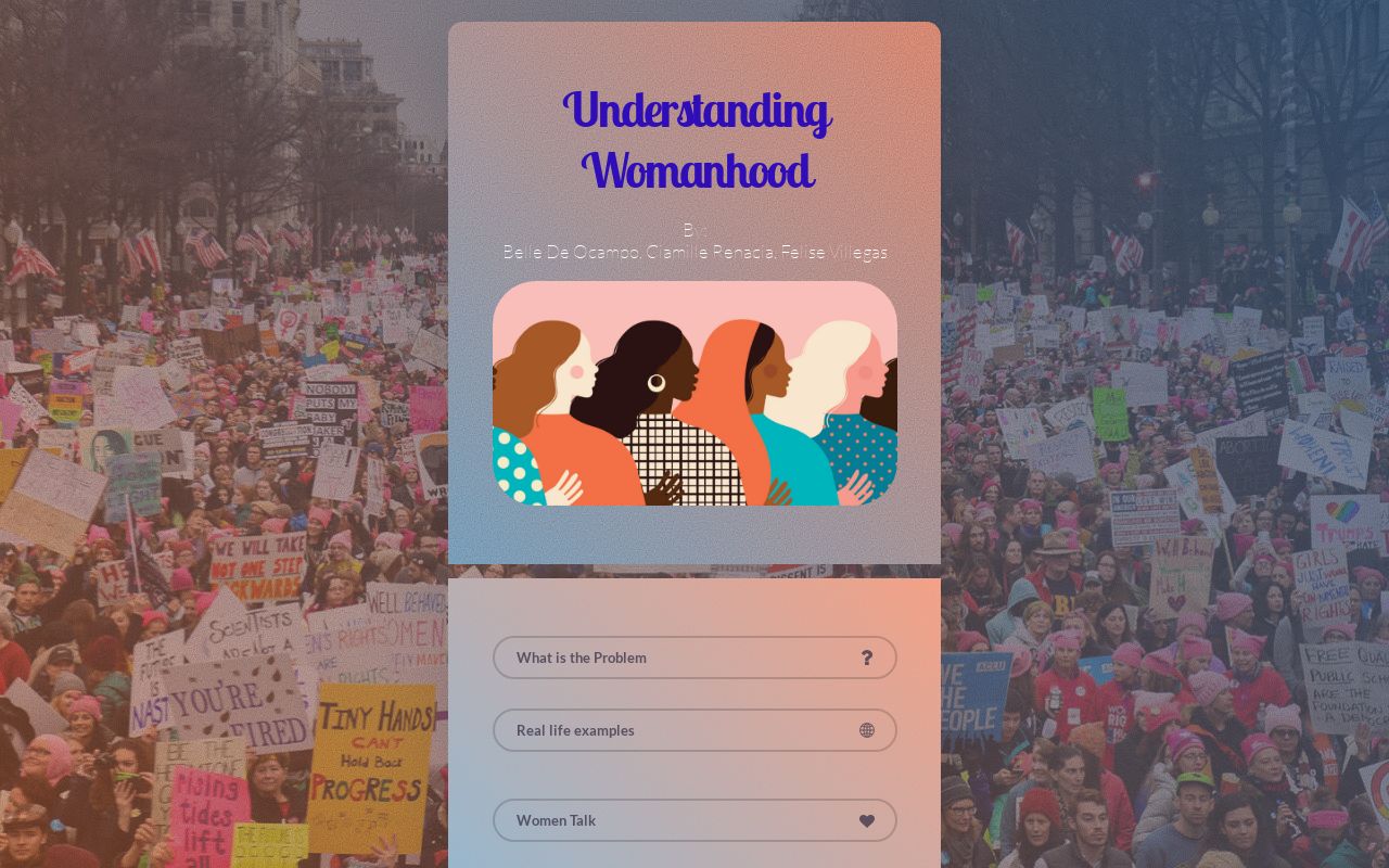Carrd profile picture for @womanhood